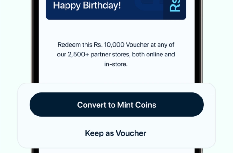 Flip vouchers into coins phone image