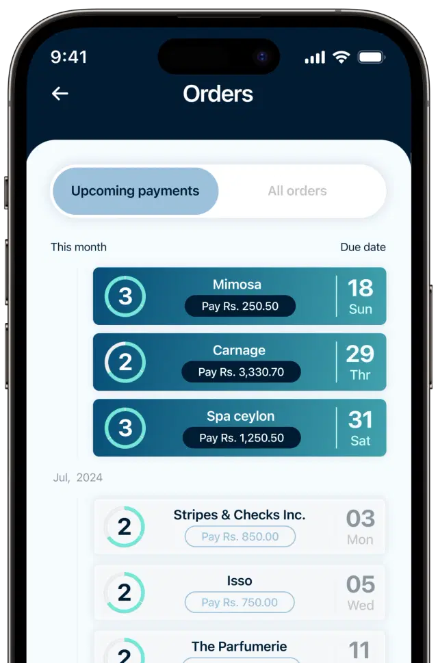 Track and manage payments Image